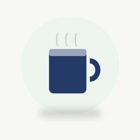 Stoneware Coffee Mugs 4-Pack 14 oz