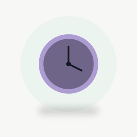 Minimalist Wall Clock 12"
