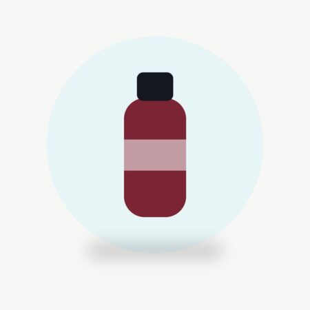 Glass Water Bottle with Sleeve 20 oz